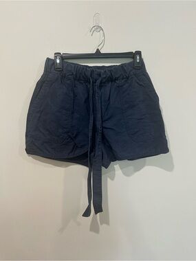 Women’s Navy Drawstring Shorts
